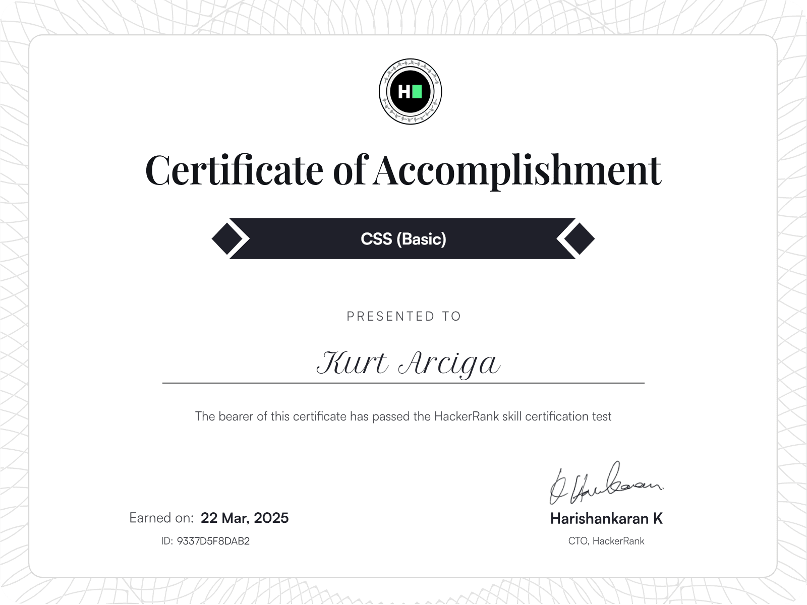 Certification 2